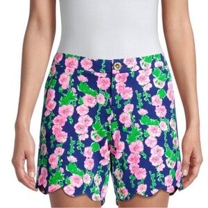 Lilly Pulitzer Darci Knit short oyster bay navy De vine size 8 NWT